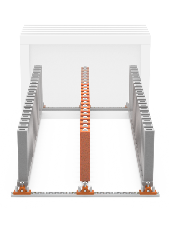 PRODRYINGRACK TRANSPORT (PDRTR) FRONT VIEW RENDERING