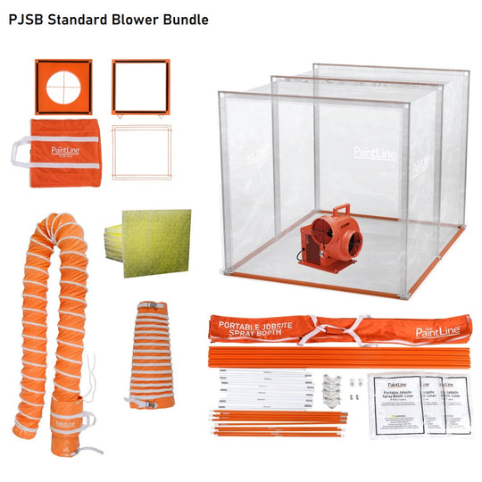 PORTABLE JOBSITE SPRAY BOOTH (PJSB) BLOWER BUNDLE STANDARD SIZE
