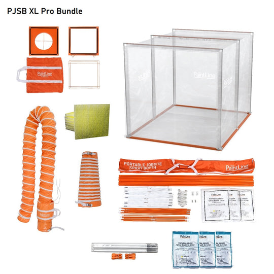 PORTABLE JOBSITE SPRAY BOOTH (PJSB) PRO BUNDLE XL SIZE