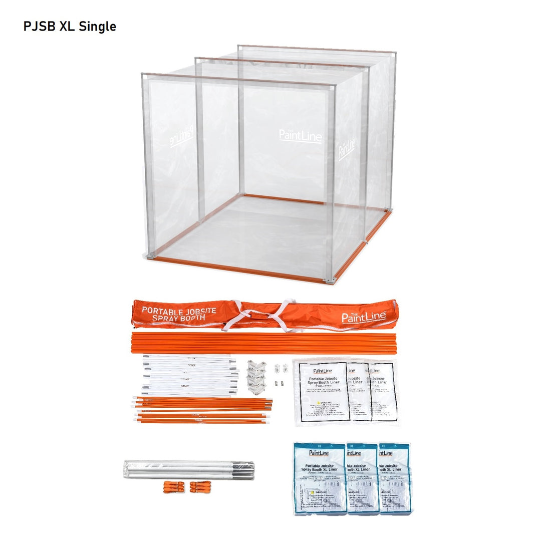 PORTABLE JOBSITE SPRAY BOOTH (PJSB) SINGLE XL SIZE