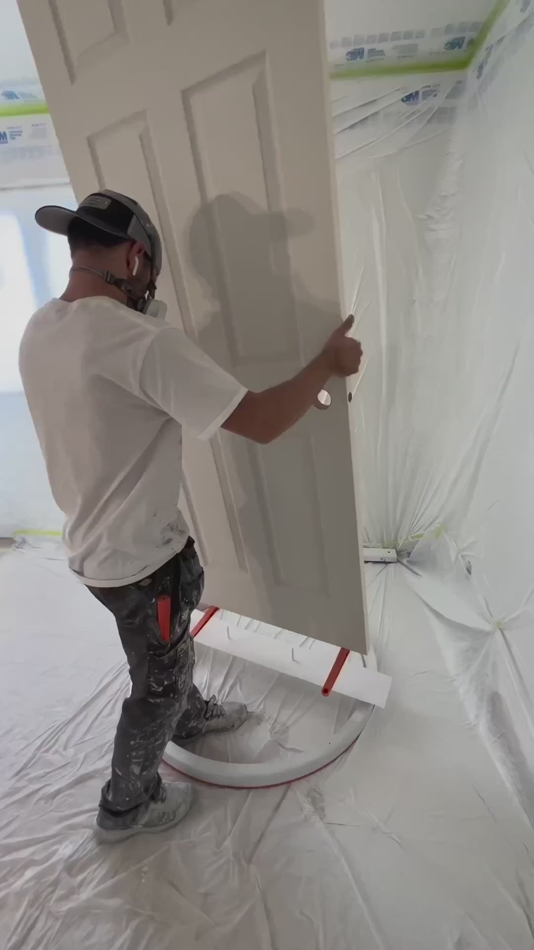 INTERIOR DOOR SPRAY AND DRY SERIES (PSDRID) IN USE BY RALFS PAINTING