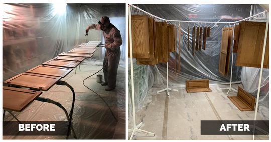 PRODRYINGRACK SD (PSDR) SERIES BEFORE AND AFTER SIDE BY SIDE IMAGES