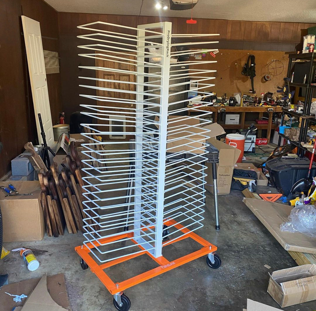 PRODRYINGRACK KD (PDRKD) IN USE WITH SHELVES EMPTY