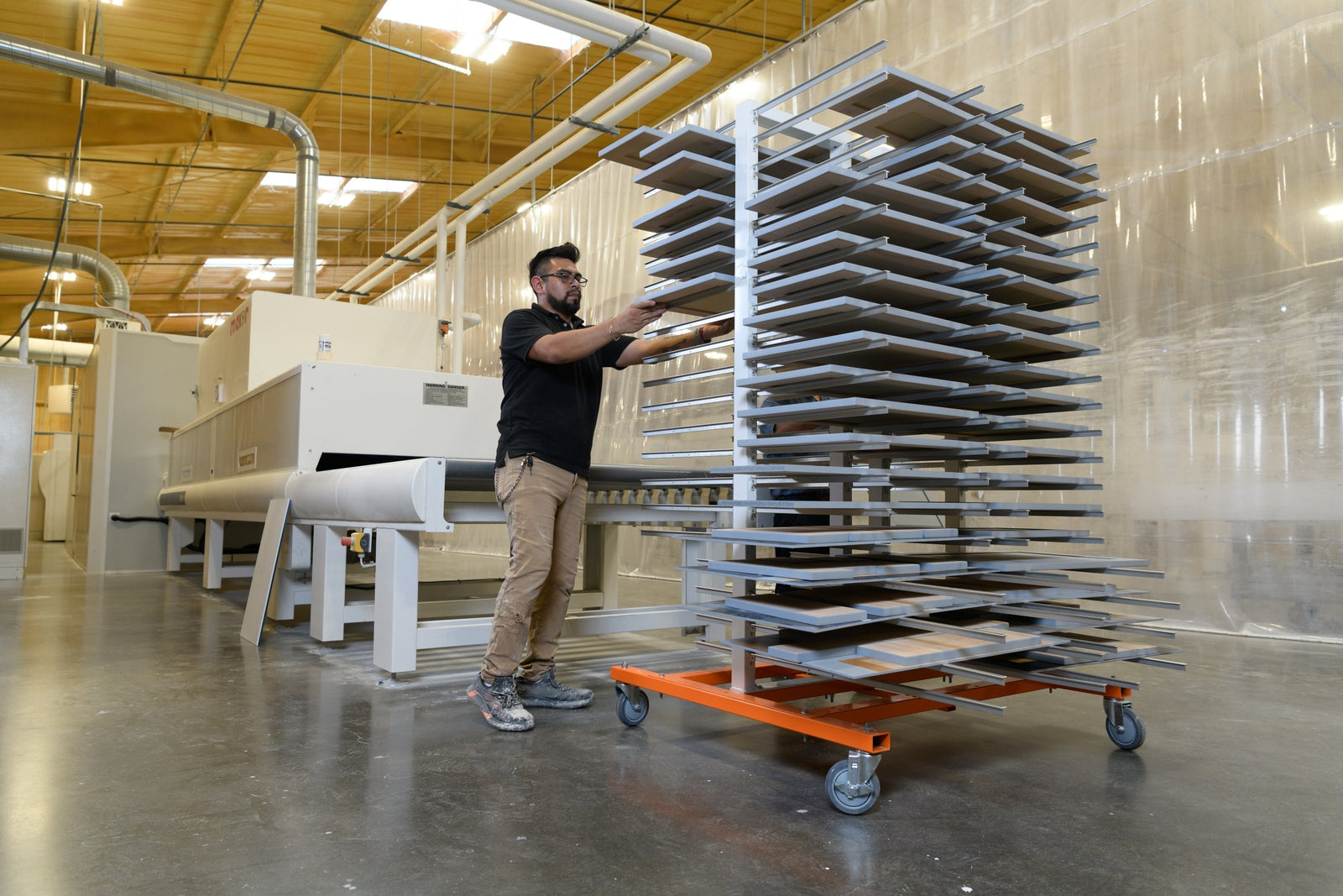 Why Every Cabinet Painter Needs a Drying Rack System to Maximize Shop Space