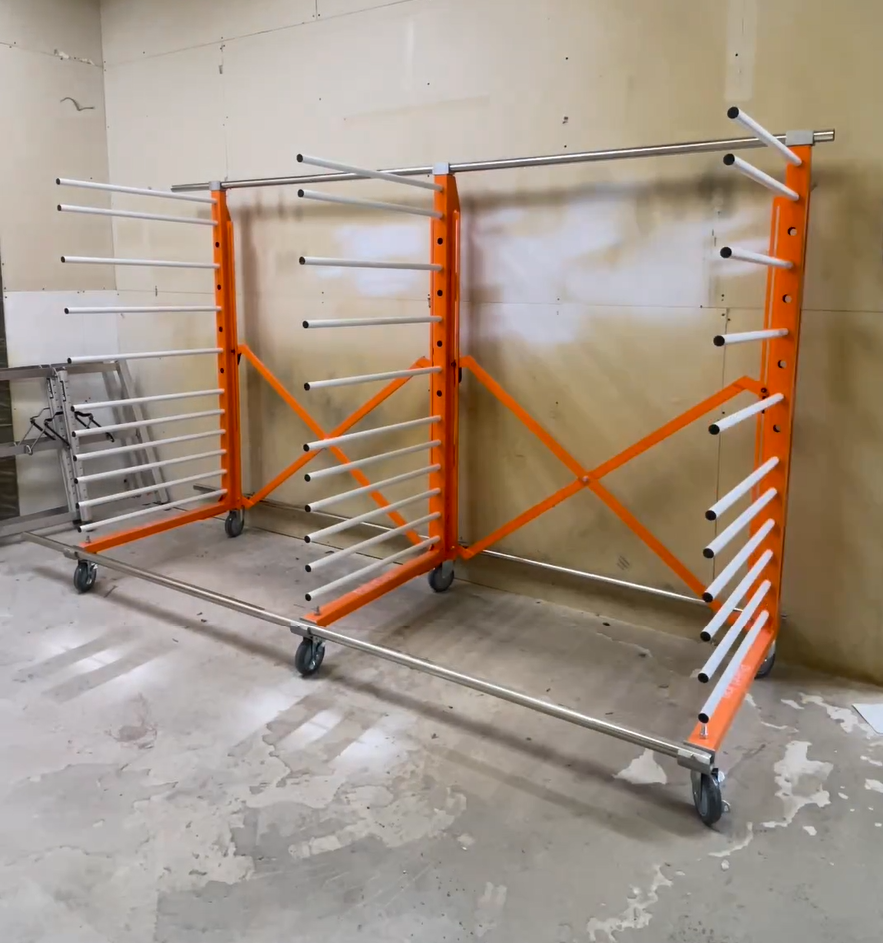 PRODRYINGRACK EX PLUS SERIES 3 IN USE BY STENE WOODWORKING