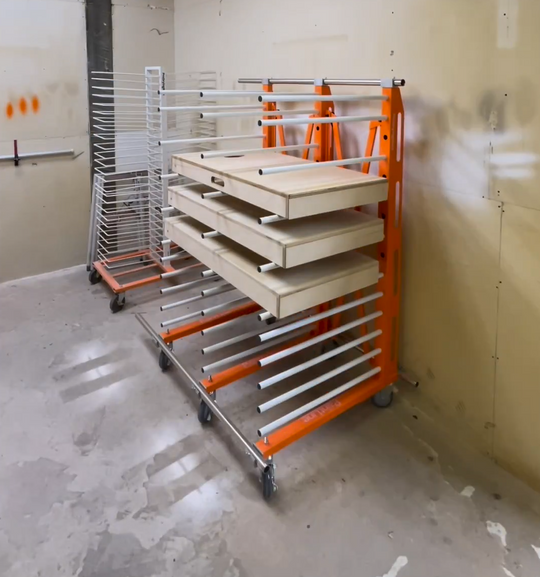 PRODRYINGRACK EX PLUS SERIES 3 IN USE BY STENE WOODWORKING