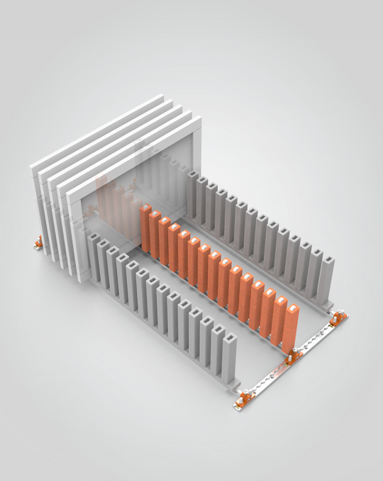 PRODRYINGRACK TRANSPORT (PDRTR) MAIN RENDERING WITH GRAY BACKGROUND