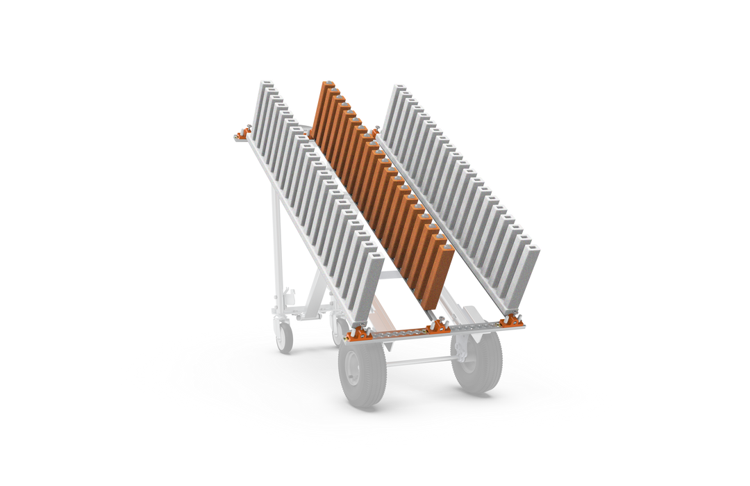 ProDryingRack Transport rendering on Handtruck