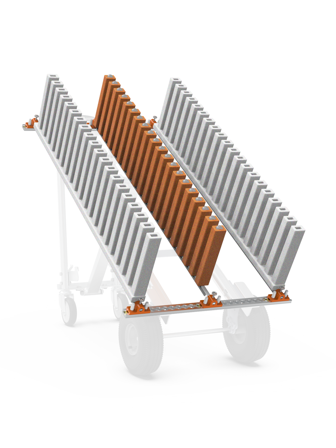 ProDryingRack Transport rendering on Handtruck