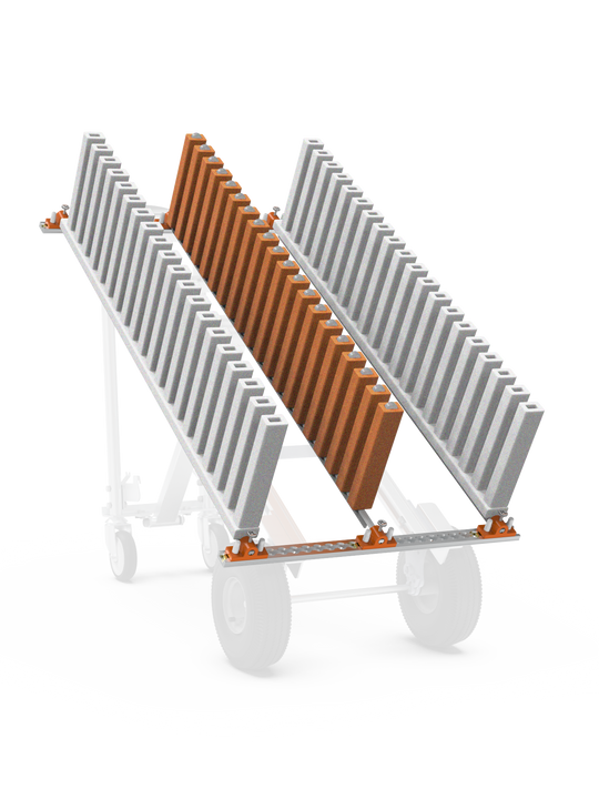 ProDryingRack Transport rendering on Handtruck