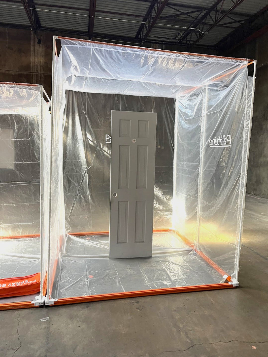 paint tent Paintline Portable Jobsite Spray Booth Extension