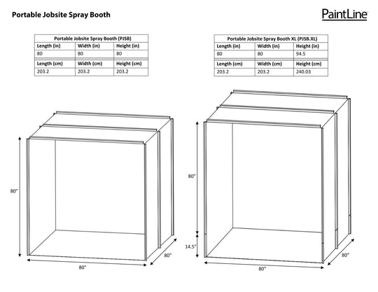 Portable Jobsite Spray Booth™ (PJSB) Extension