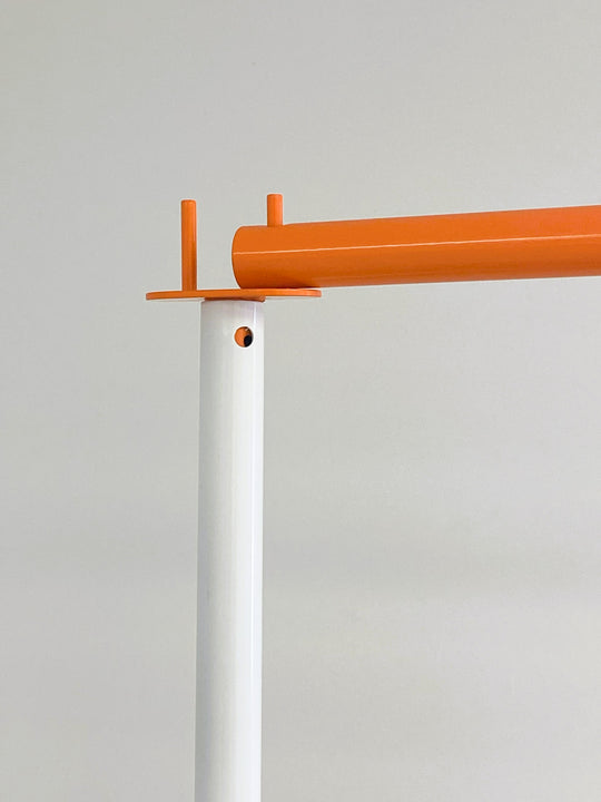 PRODRYINGRACK SD (PSDR) SERIES DOUBLE JOINT CONNECTOR IN USE WITH POLE ATTACHMENT