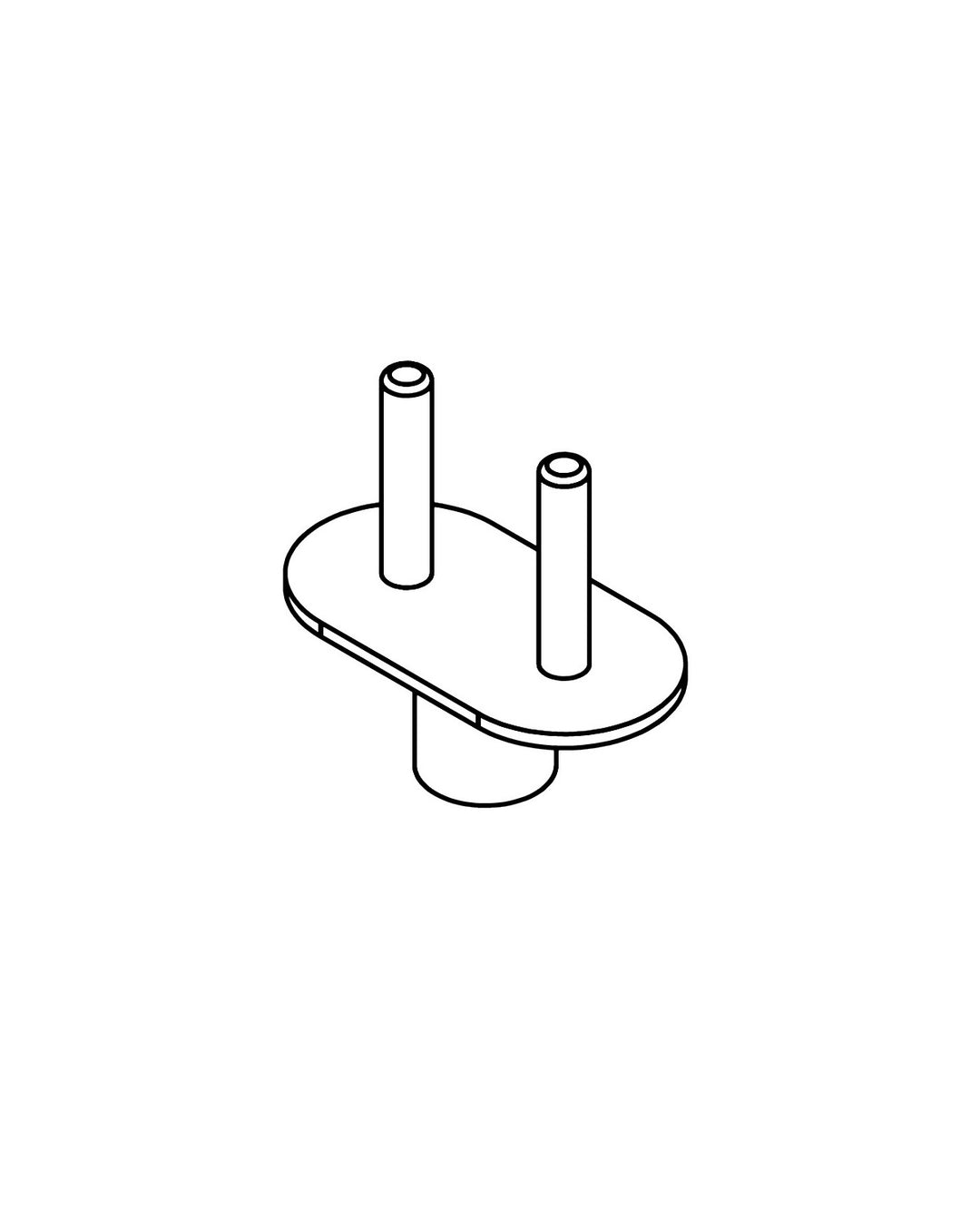 PRODRYINGRACK SD (PSDR) SERIES DOUBLE JOINTS MAIN IMAGE LINE DRAWING