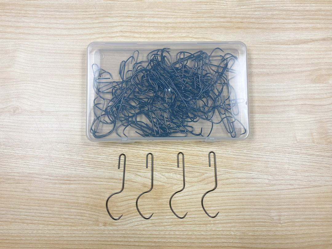 PRODRYINGRACK SD (PSDR) SERIES PREMIUM HINGE HOOKS ON TABLE WITH CLEAR PLASTIC BOX PACKING