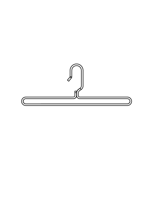 PRODRYINGRACK SD (PSDR) SERIES STANDARD HANGERS LINE DRAWING