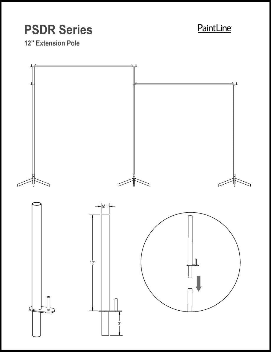 PSDR HEIGHT EXTENDERS ASSEMBLY INSTRUCTIONS