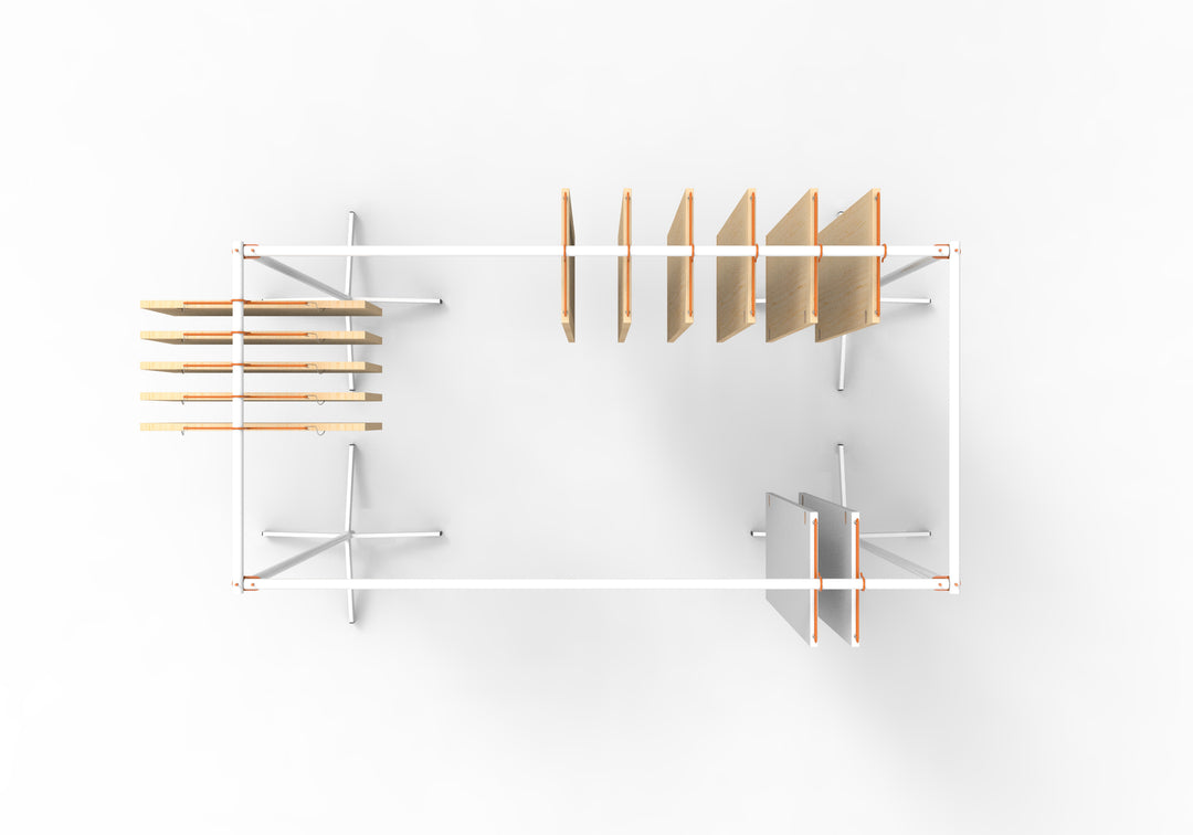 PRODRYINGRACK SD (PSDR) SERIES RENDERING TOP VIEW