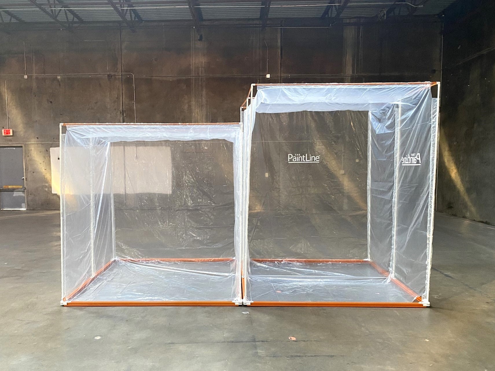 Portable Painting Booth Swing Sytle Side Open Portable Spray Booth