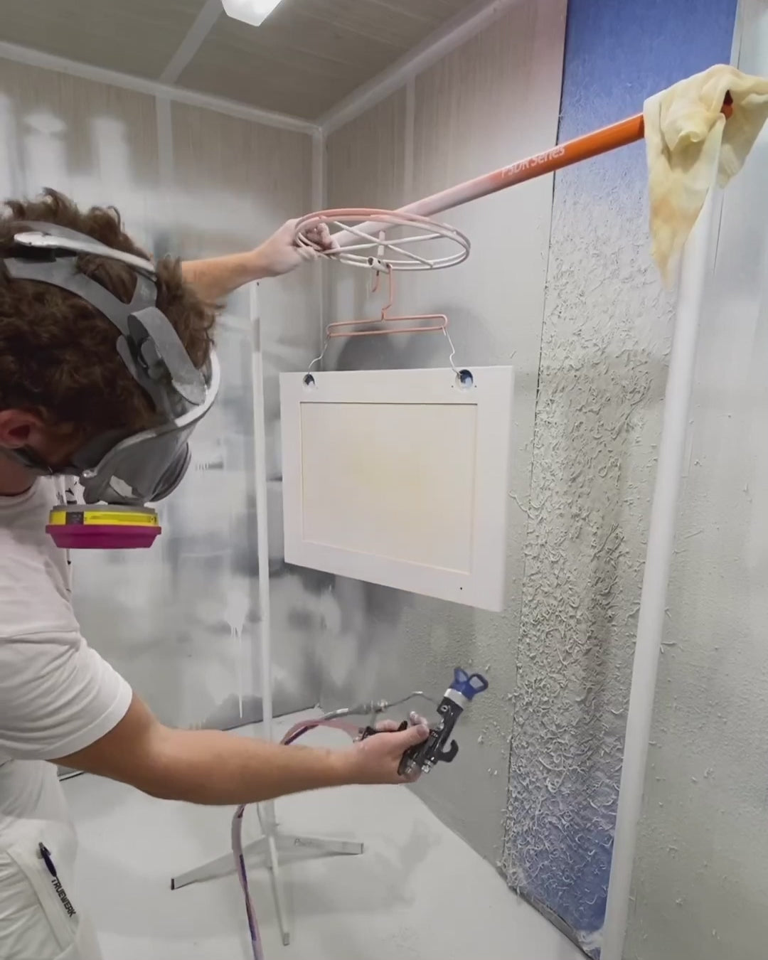 PaintLine's ProDryingRack SD (PSDR) Series being used by customers in multiple workshop settings.