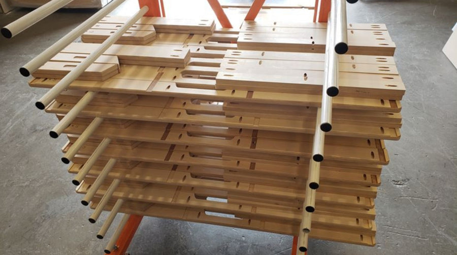 The PaintLine ProDryingRack EX™ (PDREX) Expandable Cabinet Drying Rack