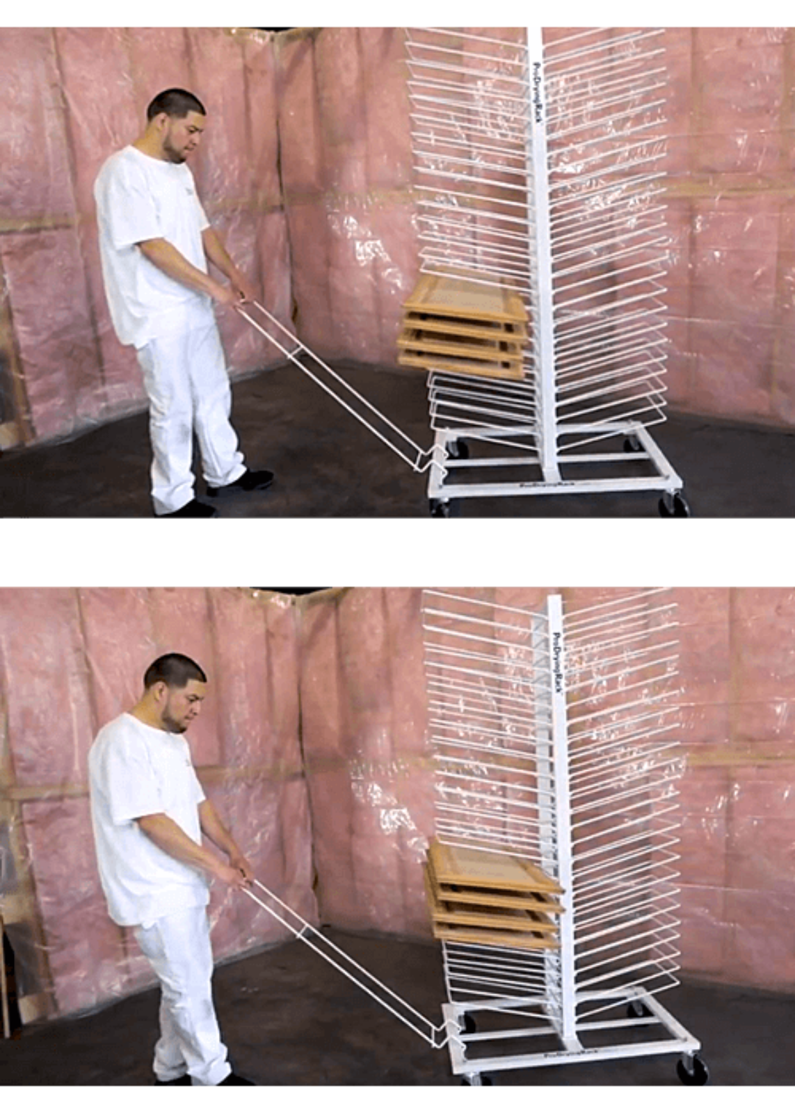 PaintLine | Mobility Handle for 50-Shelf ProDryingRack (PDRKD)