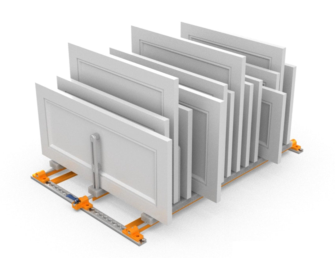PRODRYINGRACK TRANSPORT (PDRTR) WITH DIFFERENT SIZED CABINET DOORS, ANIMATION SCREENSHOT