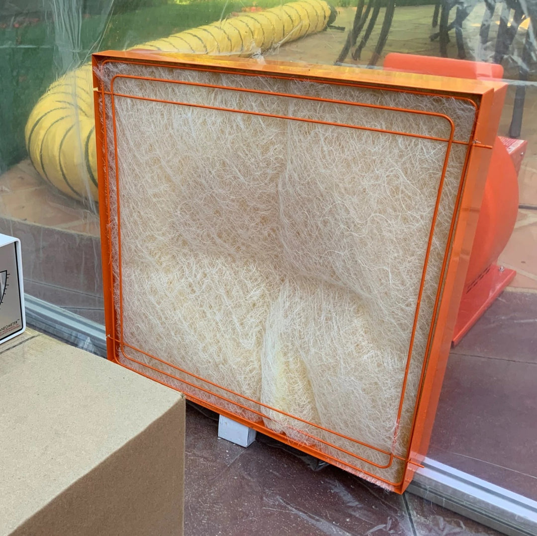PORTABLE JOBSITE SPRAY BOOTH (PJSB) AIR FILTERS IN VENT ATTACHMENT