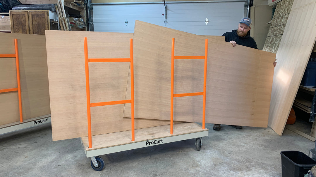 PROCART MATERIAL HANDLING CART IN USE